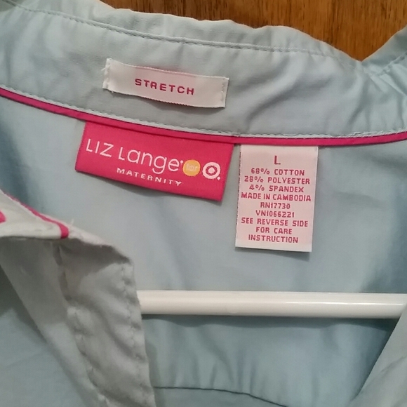 2 Maternity Large Long Sleeve Tops - Picture 2 of 5